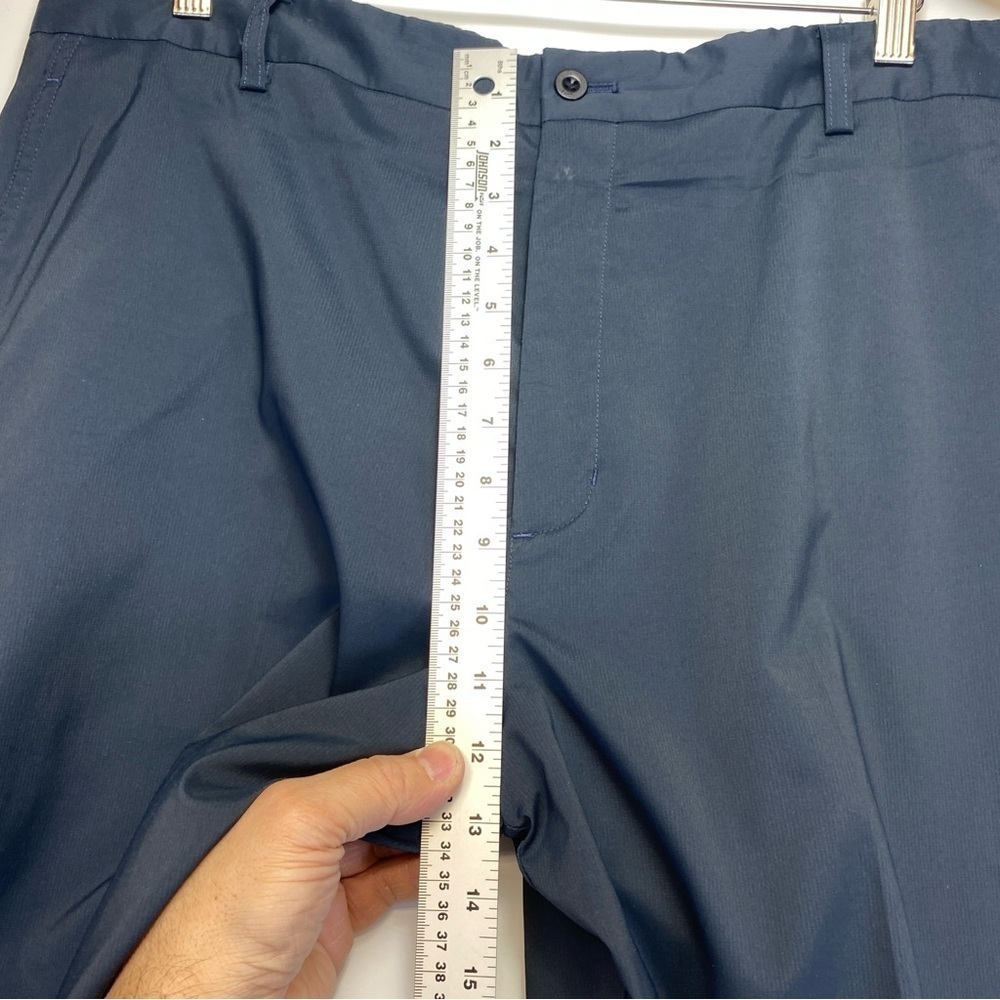 Nike Mens 38x30 ALTERED HEM 28" Length Golf Pants Dri-Fit Navy Blue Pockets - Picture 10 of 15